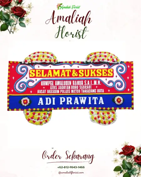 Papan Bunga Ucapan Selamat Kadupandak
